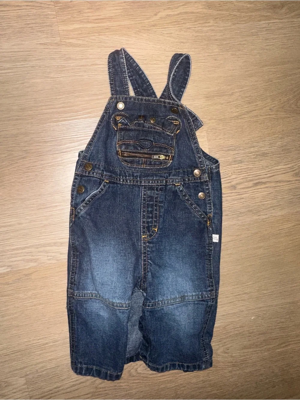Old Navy Dark Blue Denim Kids Overalls